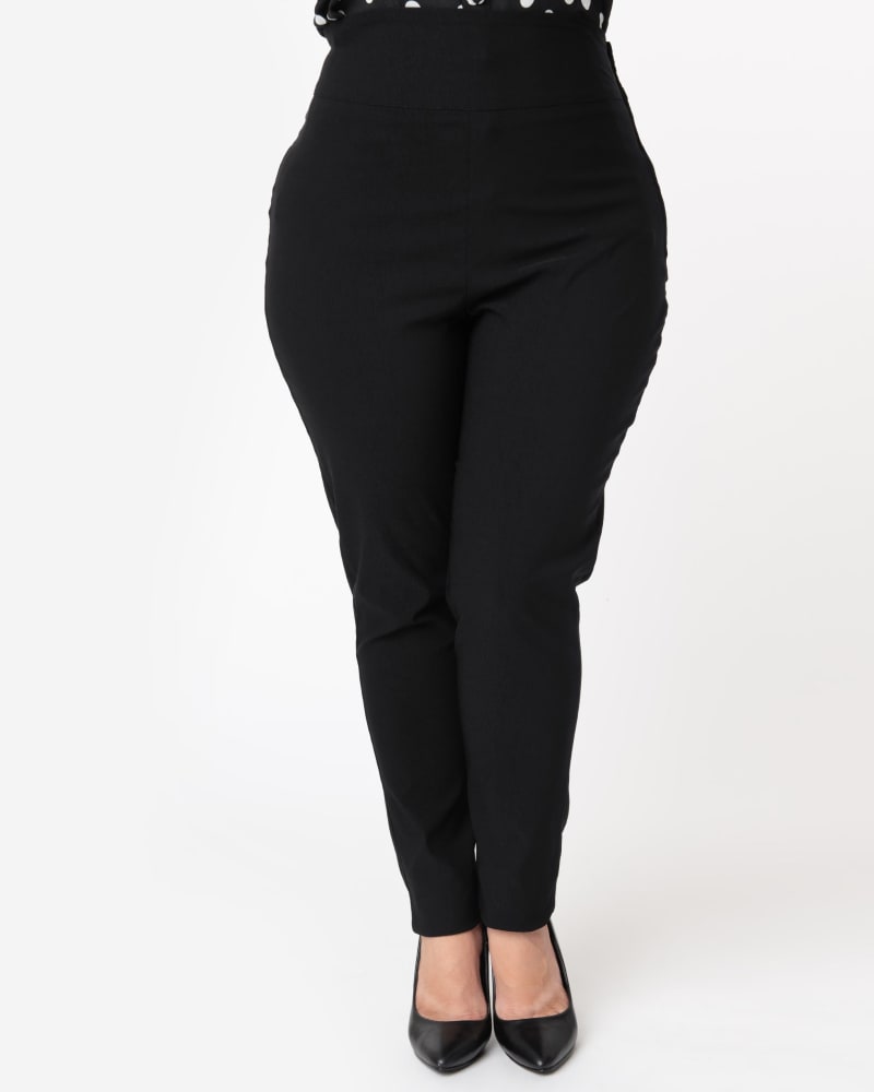 Plus size hot sale cigarette pants